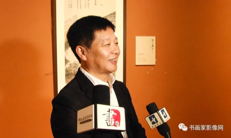 “诗与远方一一旭宇文人山水画展”在石家庄市美术馆隆重开幕