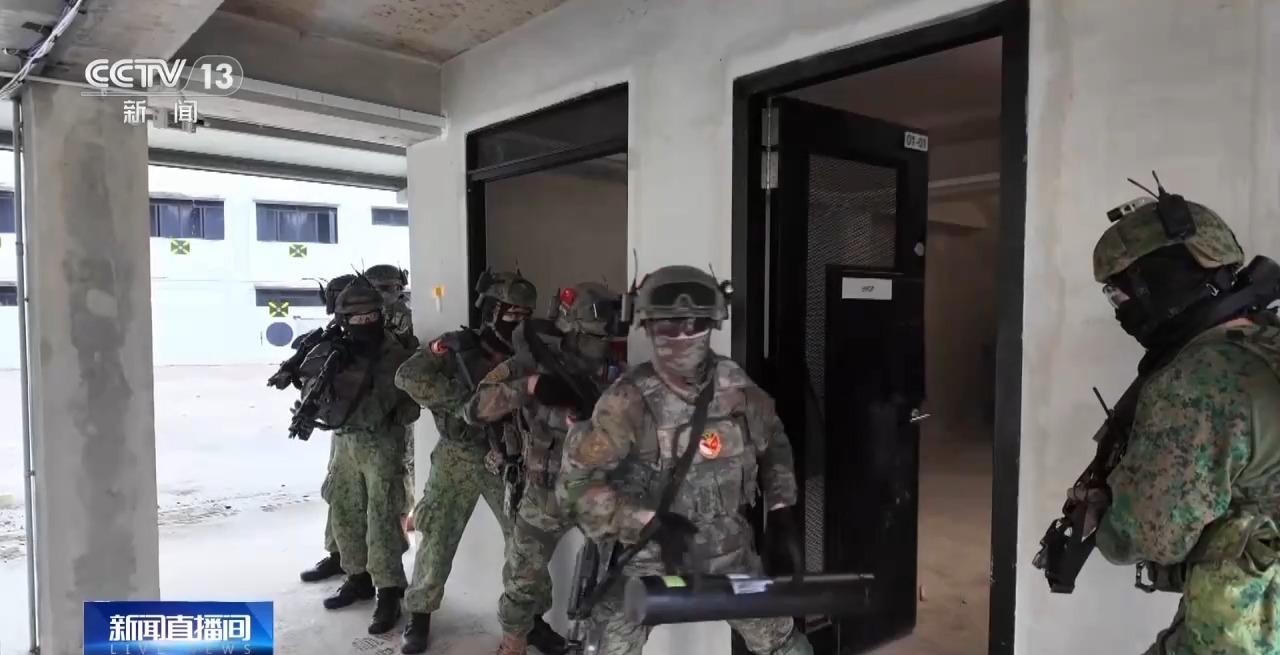 中新“合作-2025”陆军联合训练结束